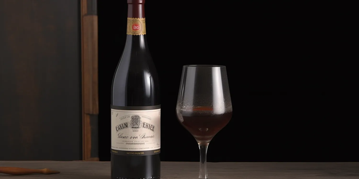 Francuskie czerwone wino wytrawne