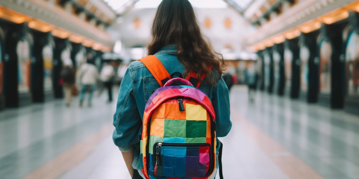Kolorowe plecaki