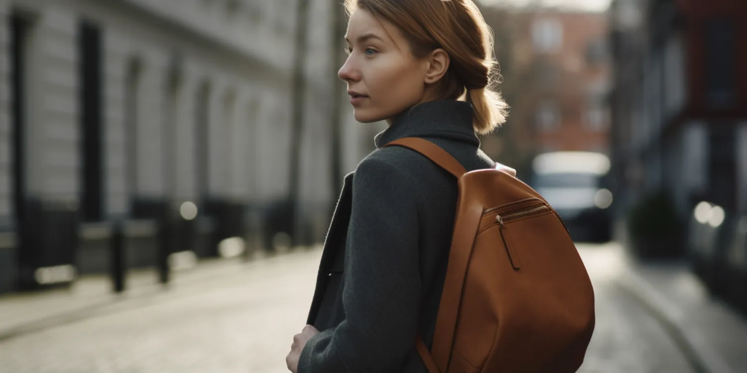 Kolorowy plecak damski