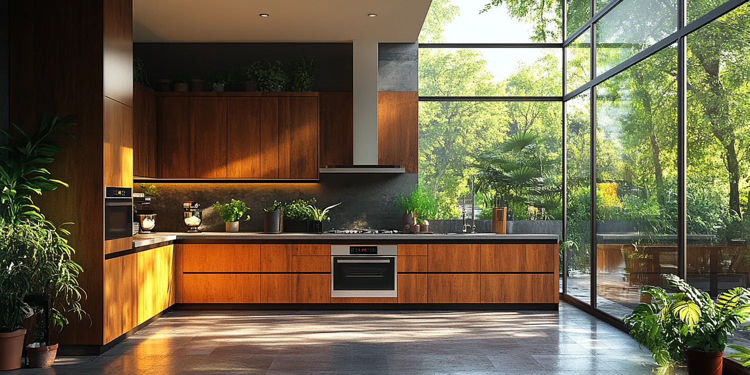 Jak optycznie poszerzyć długi wąski ogród?