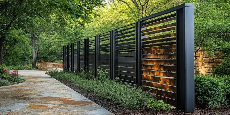 Gartenzaun Metall Polen