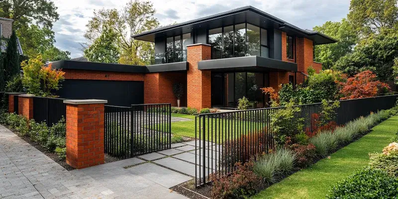 Gartenzaun Metall Polen