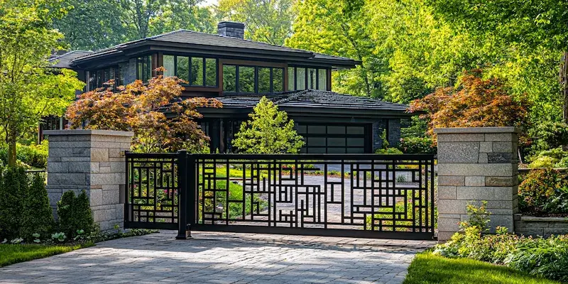 Schmuckzaun aus Polen