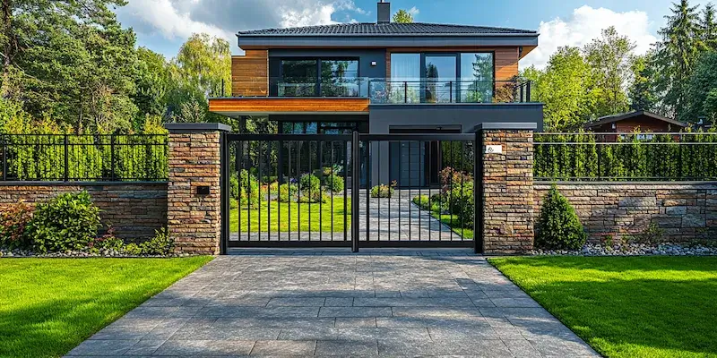 Sichtschutzzaun aus Polen mit Montage