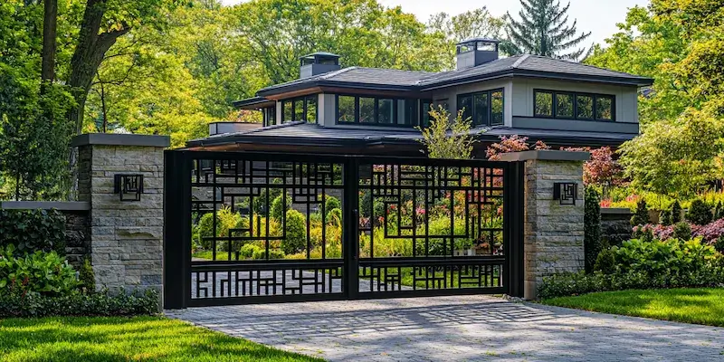 Sichtschutzzaun Polen mit Montage