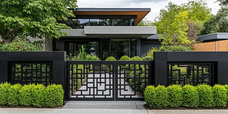 Alu Sichtschutzzaun aus Polen