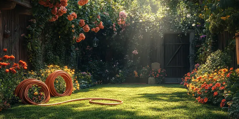 Bęben jak zrobić wieszak na wąż ogrodowy?