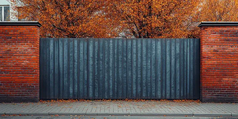 Metallzaun aus Polen