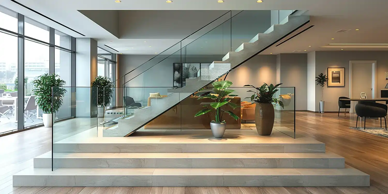 Balustrady szklane wewnetrzne warszawa